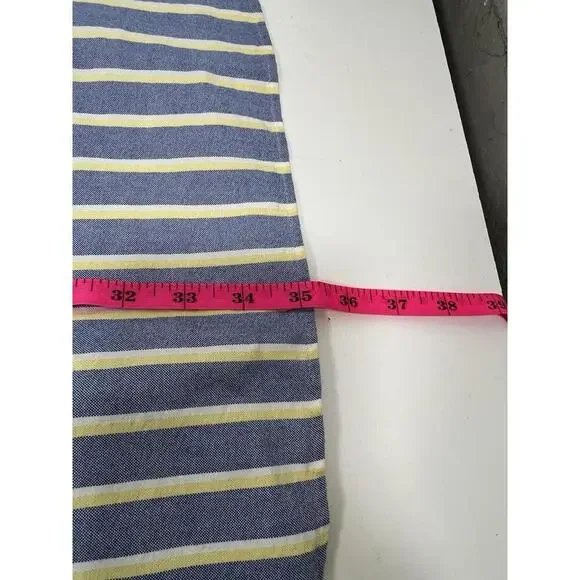 Ralph Lauren Shirt Men’s 3XLT Tall Blue Yellow Stripe Short Sleeve Classic Fit - Picture 7 of 7